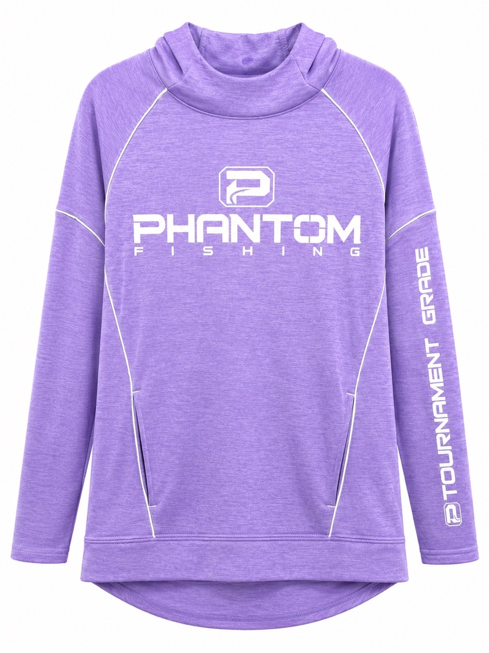 Phantom Fishing Tournament Grade Lavender Performance Hoodie Women’s Large